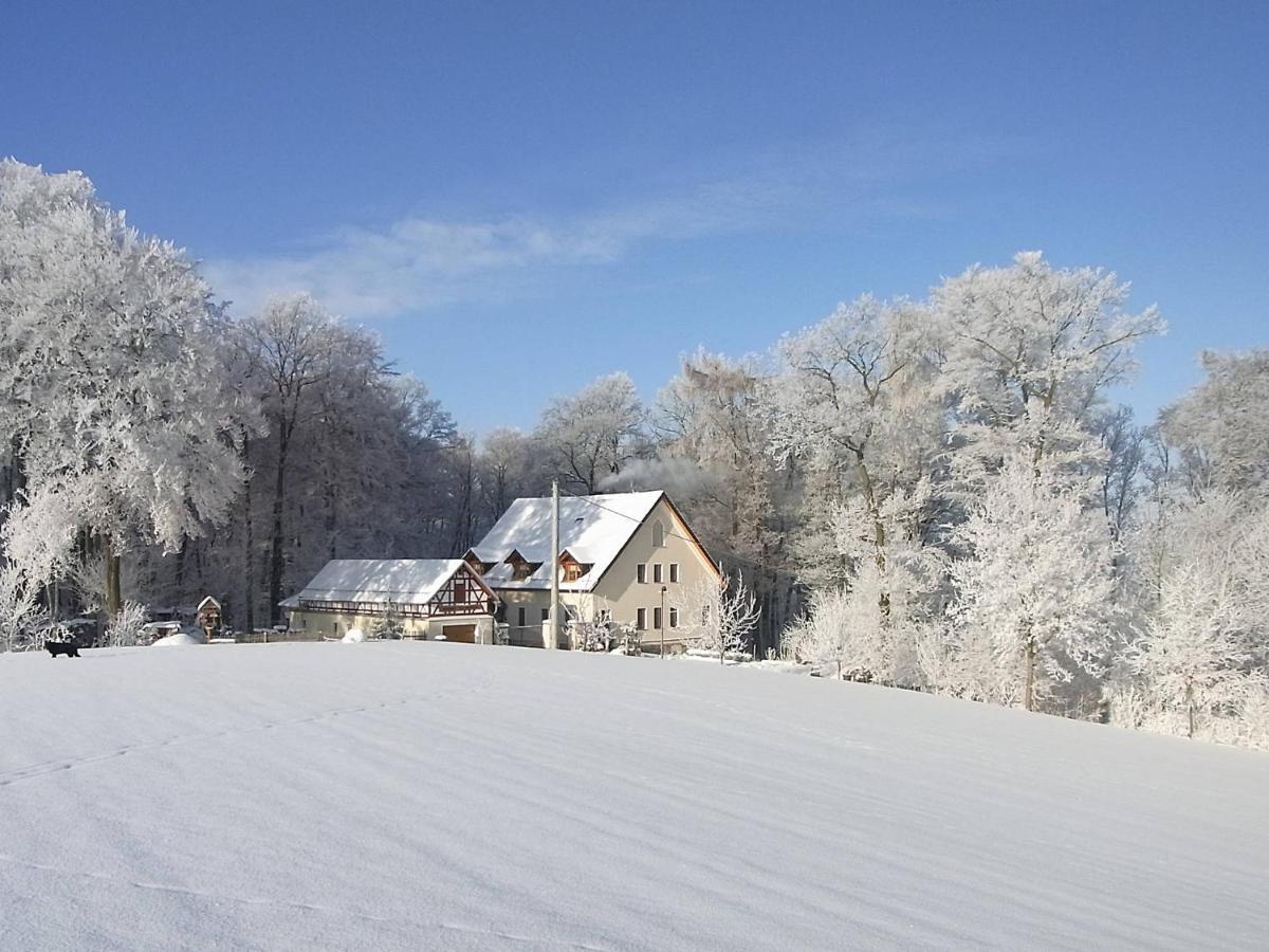 Ferienhof "Alte Foersterei" Knau Exteriér fotografie